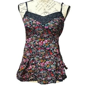 Free People Floral Boho Top Size XS